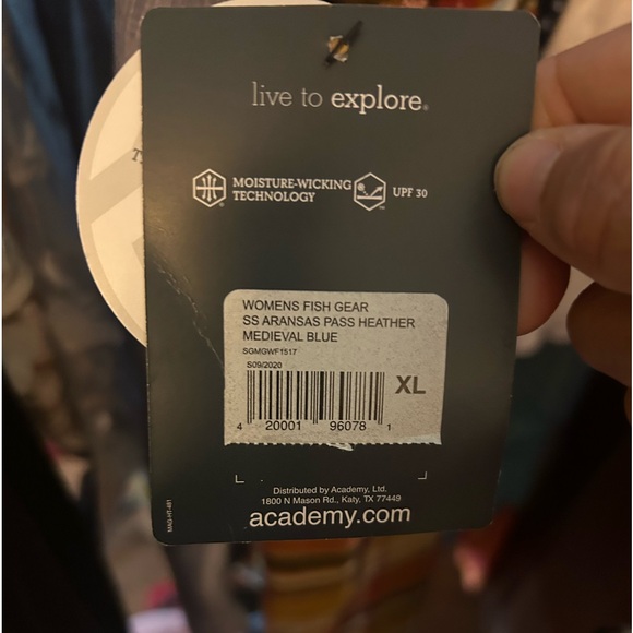 Magellan Outdoors Women's👱🏽‍♀️Aransas Pass Heathered Fishing🎣Top Sz XL - Picture 10 of 10